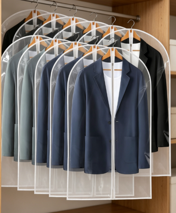 Fully transparent waterproof garment bag - Image 2