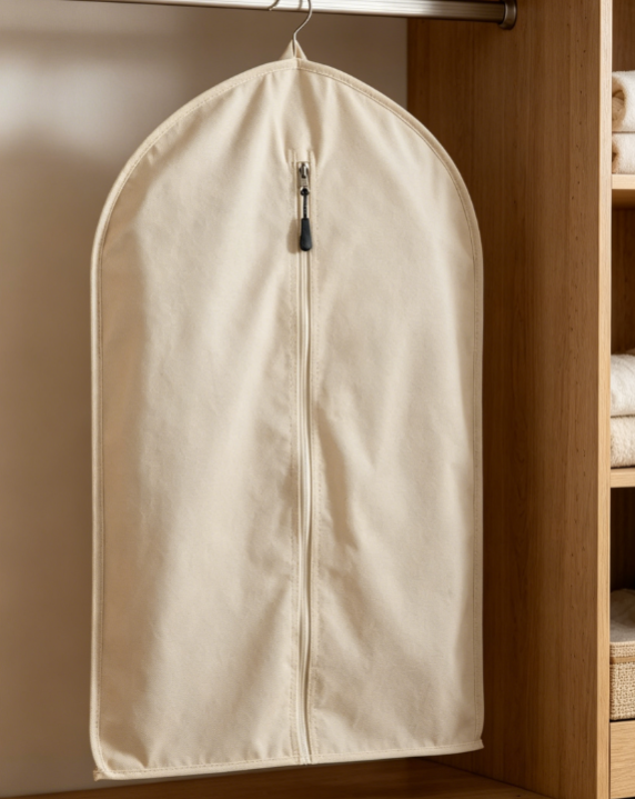 Pure Cotton Breathable Long Hanging Bag
