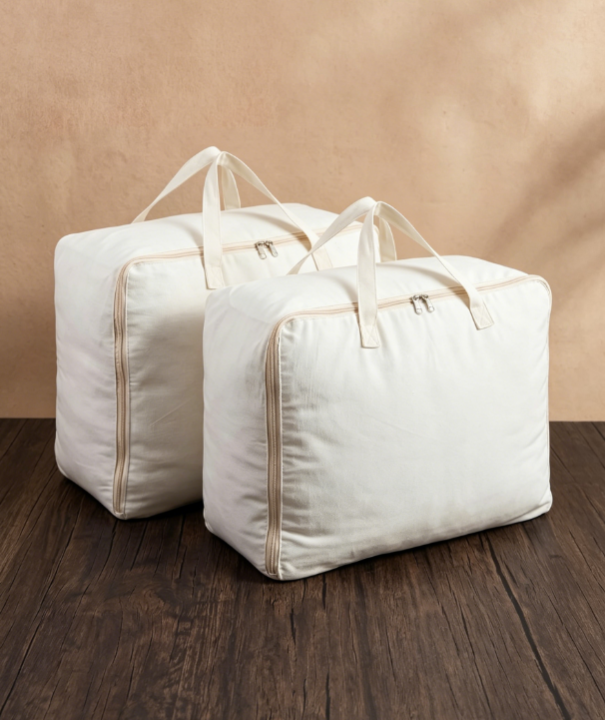 Pure cotton canvas storage bags
